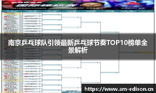 南京乒乓球队引领最新乒乓球节奏TOP10榜单全景解析